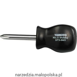 Wkrętak krzyżakowy No.2 Stubby warsztatowy Yamoto YMT5720620K
