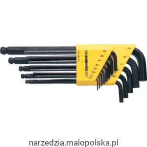 Zestaw kluczy imbusowych z kulką BLX13 calowych Bondhus BON6026121L PRO20