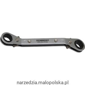 Klucz 21x22mm oczkowy zapadkowy odgięty Kennedy KEN5829748K PRO19-20
