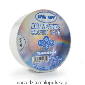 ALL WEATHER WHITE DUCT TAPE 50MM X 50M Avon AVN9813640K