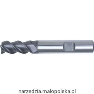 Frez trzpieniowy 6mm HSS-Co 8% TiCN chwyt Weldon 3 zębny wysoka spirala SwissTech SWT1631336A