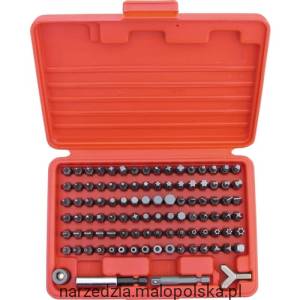 Uniwersalny zestaw bitów wkrętakowych 1/4"x25mm 100szt. Kennedy KEN5736350K