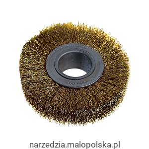 Szczotka druciana 150x21x51mm 30SWG mosiężna York Abrasives YRK2951340K