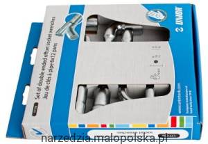 Zestaw kluczy nasadowych 8-19 6szt. kątowych sześciokątnych w kartonowym pudełku Unior (620583) 177CS6