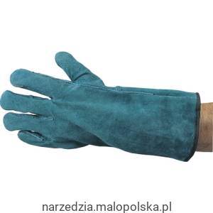 Rękawice robocze skórzane długie zielone Sitesafe SSF9611610K