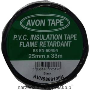 Taśma przemysłowa PVC zielona 25mm 33m Avon AVN9868100K PRO20