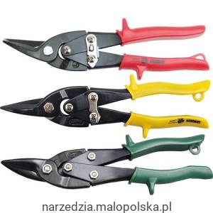 Zestaw kształtowanych nożyc do blach 3szt. Kennedy KEN5912240K SPC-19