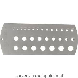 Sprawdzian średnic wierteł 1/16"-1/2" Kennedy KEN5181140K