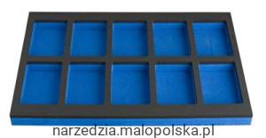 Wkładka piankowa SOS do wąskiej szafki narzędziowej stołu modułowego Unior (625590) vl990ND2