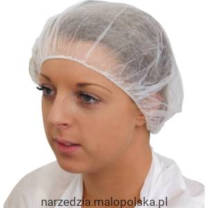 Luźne czepki jednorazowe białe Sitesafe SSF9621260W