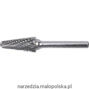 Pilnik obrotowy 9,5mm x27mm węglikowy stożkowy 14 stopni York Abrasives YRK2108246K Wyprzedaż