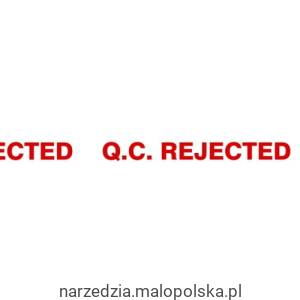 Taśma z nadrukiem QC Rejected 50mm 66m Avon AVN9816280K PRO19-20