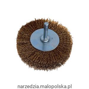 Szczotka druciana 30x12mm 30SWG na trzpieniu mosiądzowana York Abrasives YRK2952800K Wyprzedaż