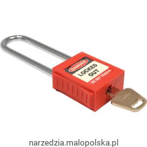 Blokada SAFETY LOCKOUT PADLOCK LONG SHACKLE - BLACK Matlock MTL9509320K