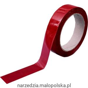 Taśma LO-TAC czerwona 25mm 66m Kennedy KEN9816200K