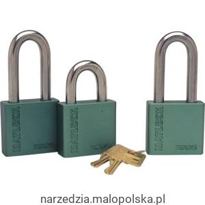 Kłódka 38x50mm antywłamaniowa aluminiowa odporna na pogodę Matlock MTL9505025K PRO19-20