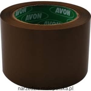 Taśma bezszelestna 75mm 66m polipropylenowa pławożółta Avon AVN9815040K