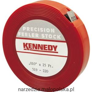 Szczelinomierz w rolce 0,0015"x1/2" 25ft calowy Kennedy KEN5192030K