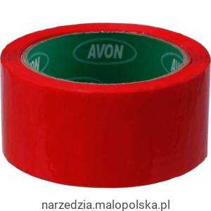 Taśma polipropylenowa czerwona 50mm 66m Avon AVN9811090K