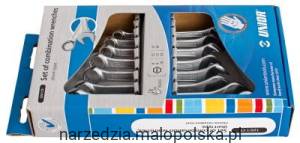 Zestaw kluczy płasko-oczkowych 8-19mm 8szt. krótkich w kartonie Unior (603711) 125/1CS