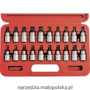 Zestaw nasadek trzpieniowych 1/2" 20szt. krzyżakowe Ph PZ Torx płaskie Kennedy KEN5827890K PRO19