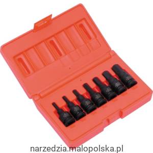 Zestaw nasadek udarowych imbusowych Hex 7-12mm 3/8" 7szt. Kennedy KEN5839820K KEN5839182K PRO20