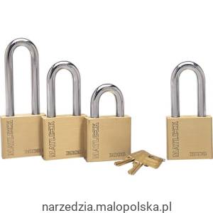 Kłódka mosiężna 50x25mm antywłamaniowa