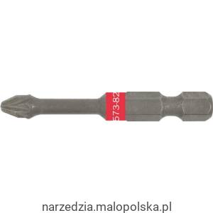 Bit No.1 x50mm Pozidrive 6-kątny 1/4" długi Kennedy KEN5738256K