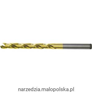 Wiertło 1,6mm TiN HSS-Co kobaltowe pokrywane SwissTech SWT1251716A