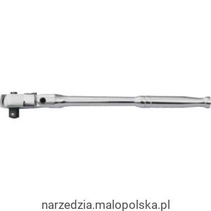 Grzechotka 1/2" 2-kierunkowa z przegubem rękojeść stalowa Kennedy KEN5826390K PRO19-20