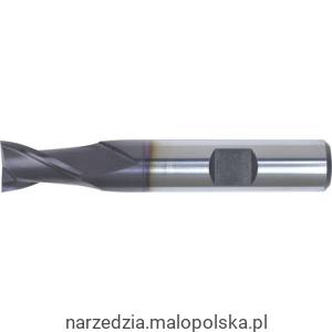Frez trzpieniowy 12mm HSS-Co 8% TiAlN chwyt Weldon 2 ostrza SwissTech SWT1630172A PRO20