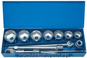 Zestaw kluczy nasadowych 1" w metalowej kasecie 46-80/12 Unior (603095) 199MB1