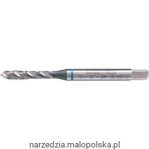Gwintownik UNF 7/16"x20 do stali nierdzewnej HSS-EV maszynowy calowy niebieski pasek Swisstech SWT1853244B
