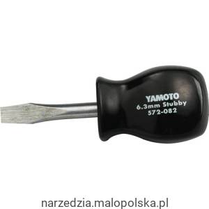 Wkrętak prosty No.6,3mm Stubby warsztatowy Yamoto YMT5720820K PRO20