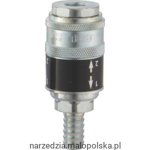 Złączka SafeFlow 1/4" ze zintegrowaną końcówką do węża SC21R PCL PCL2594528M PRO19-20