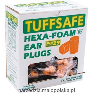 Zatyczki do uszu jednorazowego użytku (2) Tuffsafe TFF9580010K PRO19