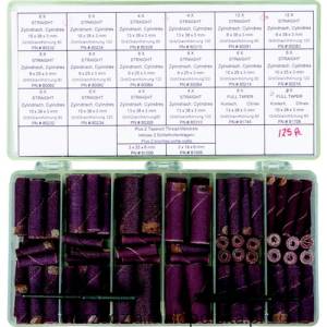 Zestaw opasek ściernych z trzpieniami 122szt. York Abrasives YRK2059800K