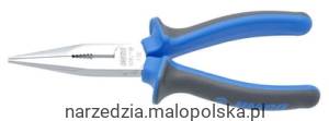 Szczypce półokrągłe długie z bocznym ucinakiem częścią chwytową proste 200mm Unior (607877) 508/1BI MTMX