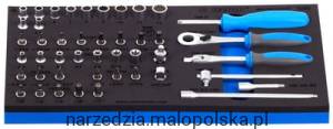 Zestaw kluczy nasadowych z akcesoriami 1/4" w module /45 Unior (621185) 964/5S12SOS