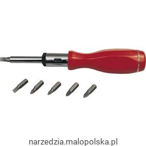 Wkrętak do końcówek trzpieniowych grzechotkowy 1/4" Kennedy KEN5737040K