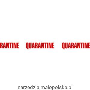 Taśma z nadrukiem Quarantine 50mm 66m Avon AVN9816300K