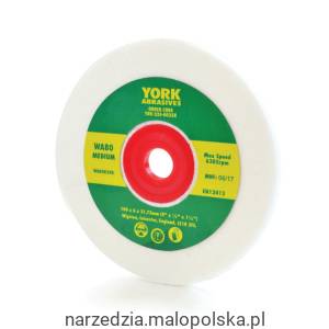 Tarcza szlifierska 100x6x31.75 WA80K8V średnia York Abrasives YRK2350035K