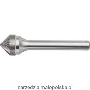 Pilnik obrotowy 6mm x3mm węglikowy stożkowy 90 stopni York Abrasives YRK2108919K