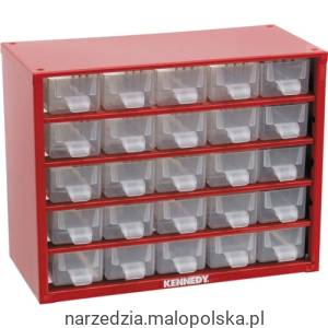 Regał 25 szufladek do magazynowania małych części Kennedy KEN5935120K PRO20