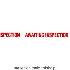 Taśma z nadrukiem Awaiting Inspection 50mm 66m Avon AVN9816310K PRO19-20