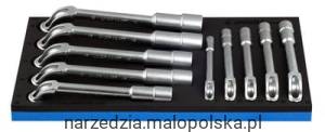 Zestaw kluczy nasadowych kątowych sześciokątnych w module 8-19/10 Unior (621074) 964/18BSOS