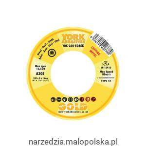 Tarcza do cięcia 100x3x16mm A30S York Abrasives YRK2305085K
