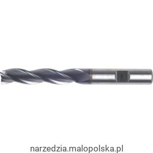 Frez trzpieniowy 3mm HSS-Co 8% TiCN chwyt Weldon 3 ostrza długi SwissTech SWT1630733A