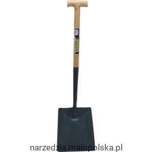 Łopata z szeroką szuflą drewniana T No.2 Sitesafe SSF5227780A GAB
