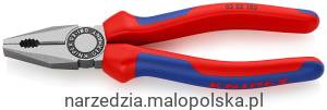 Szczypce uniwersalne 180 polerowane Knipex (03 02 0180)